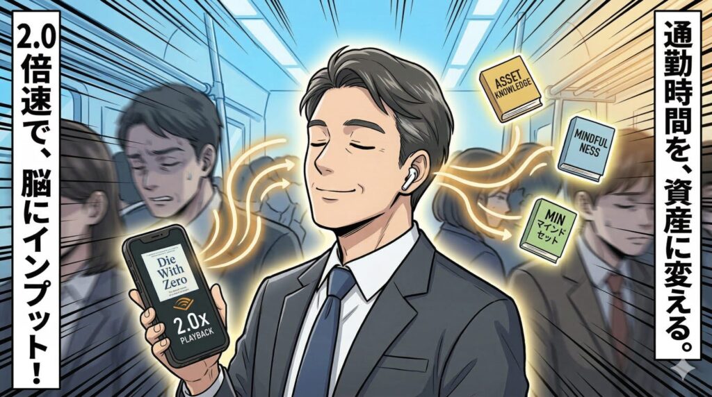 通勤電車を「自動インプット装置」に変換しろ