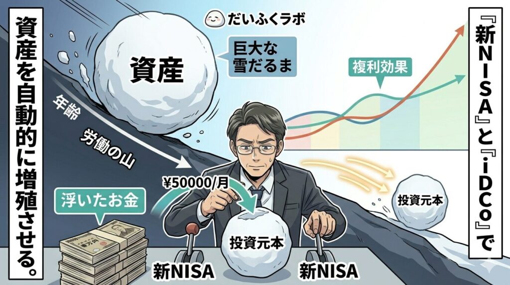 インデックス投資（資産増殖マシン）を視覚化します。